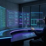 Múltiplos agentes Claude Code trabalhando em paralelo em terminal split-screen para software house