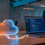 Infraestrutura AWS cloud conectada ao Claude Code terminal para enterprise software house