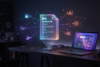 DESIGN.md awesome-design-md - 58 design systems em Markdown para IA gerar UI profissional com vibe coding