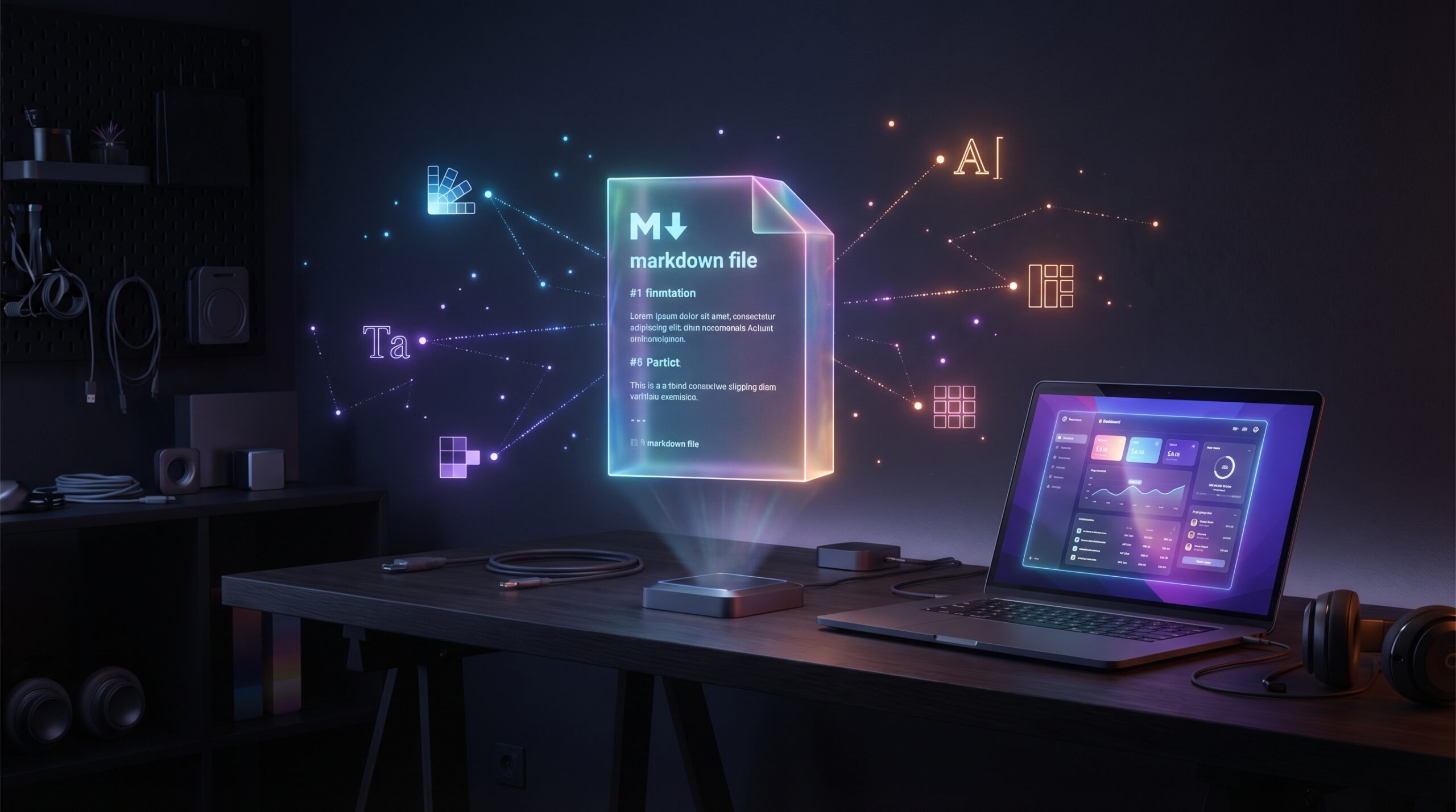 DESIGN.md awesome-design-md - 58 design systems em Markdown para IA gerar UI profissional com vibe coding